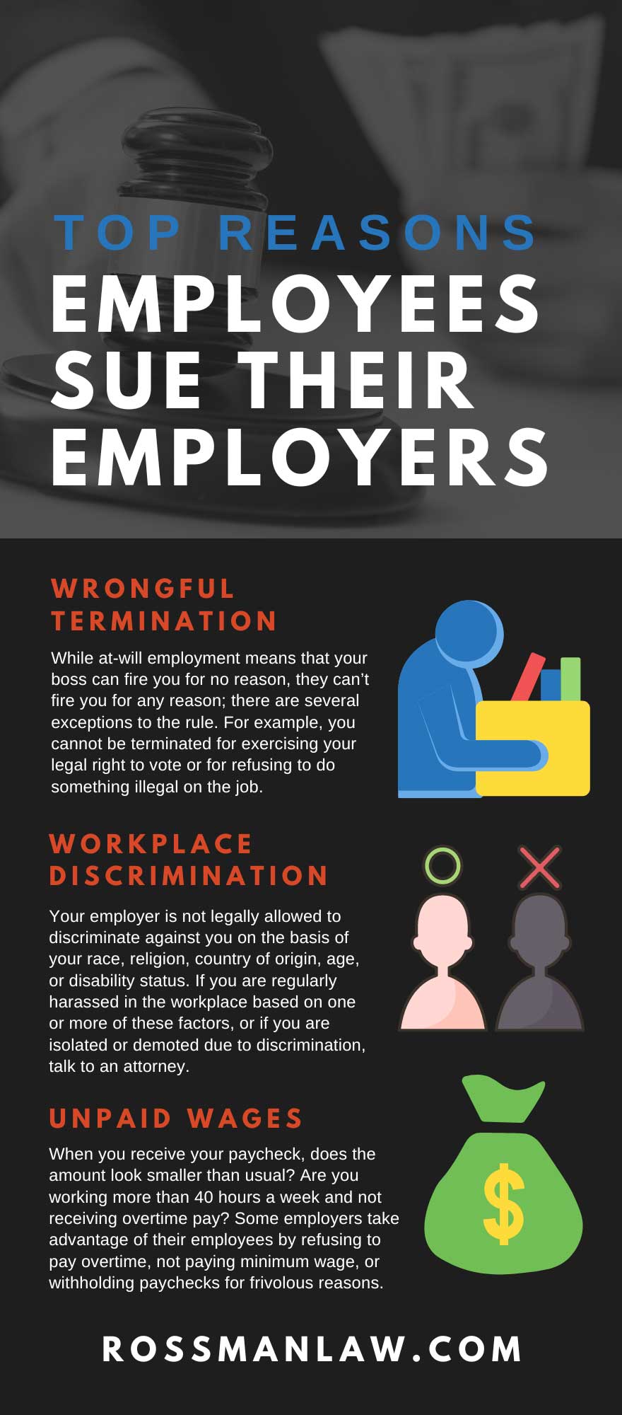 Top 10 Reasons Employees Sue Their Employers