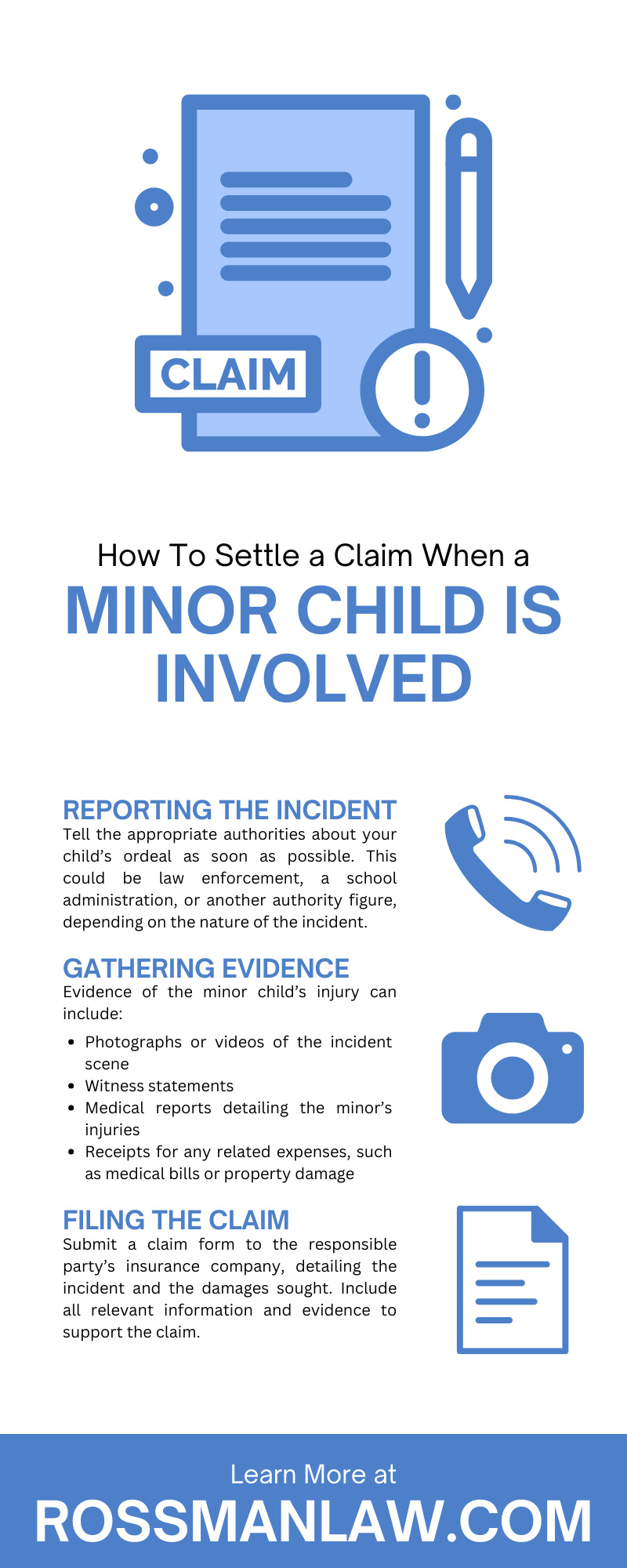 How To Settle a Claim When a Minor Child Is Involved