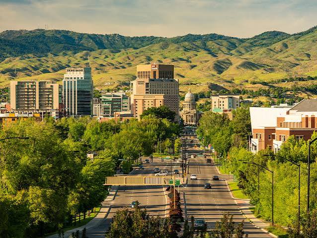 Downtown Boise, Idaho skyline